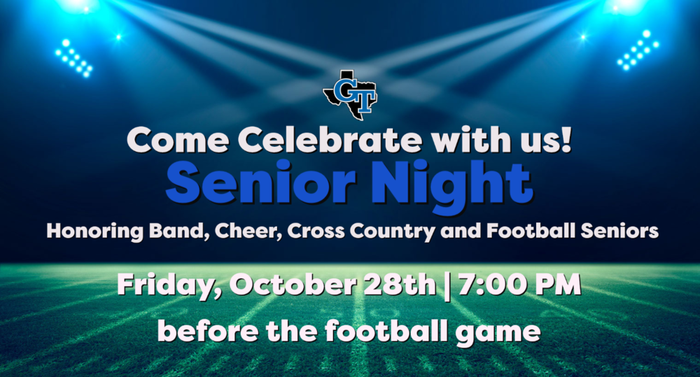 Senior night poster
