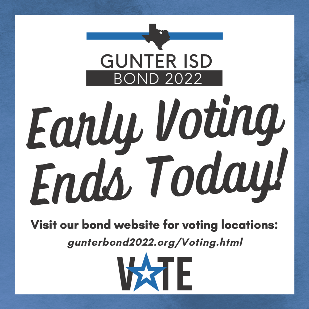 Early voting ends today