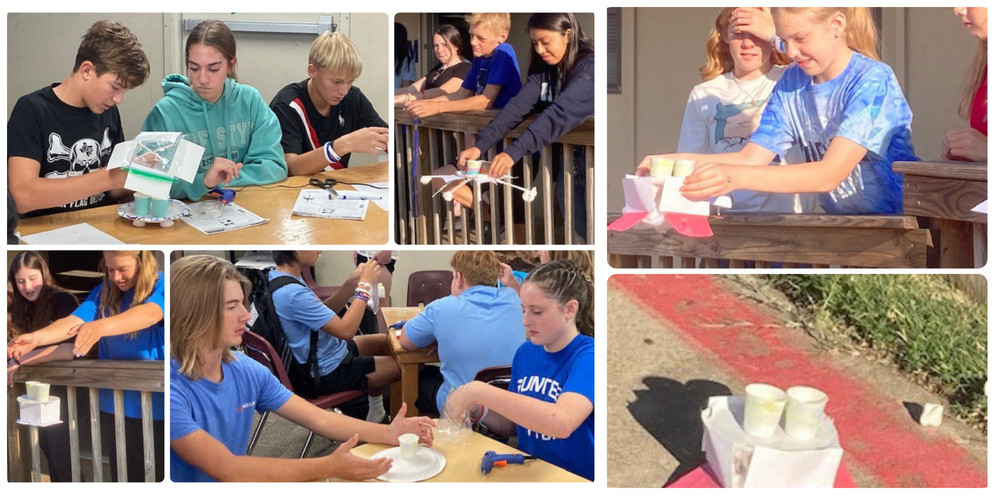 collage of students