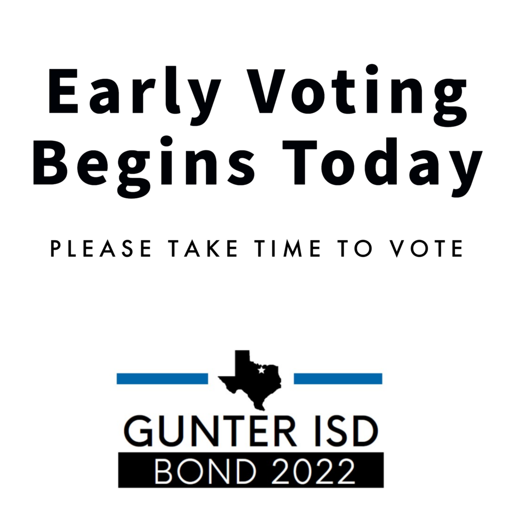 Early Voting Begins Today
