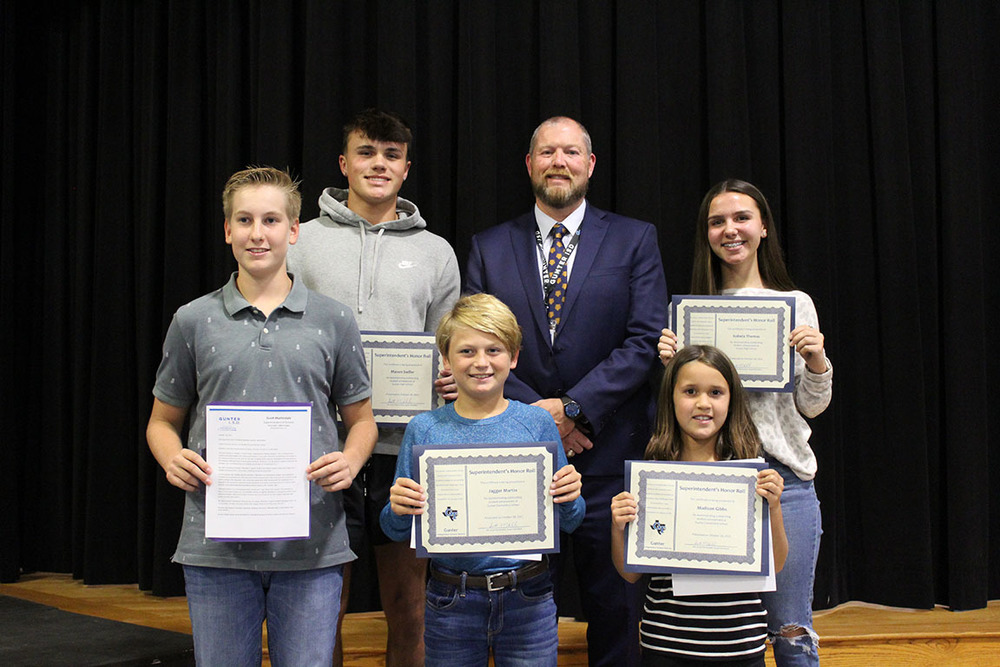 Students with Superintendent