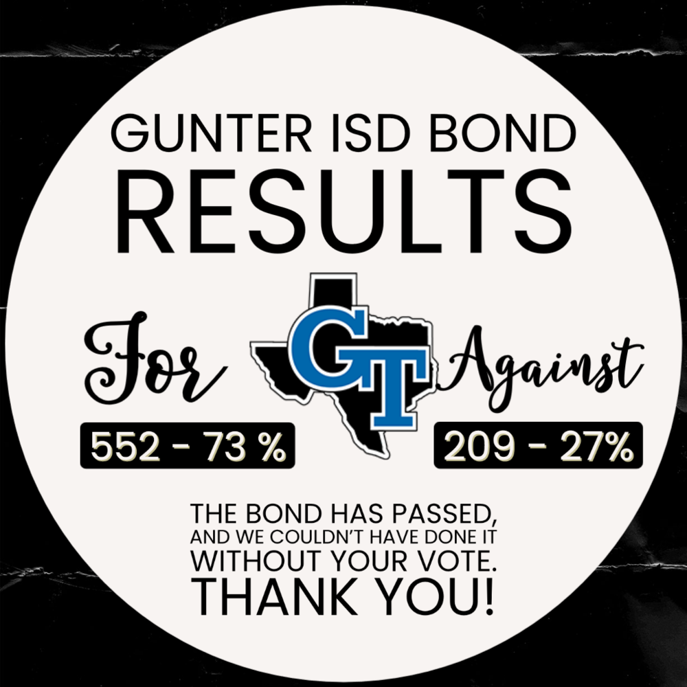 Gunter ISD Bond Passes Gunter High School