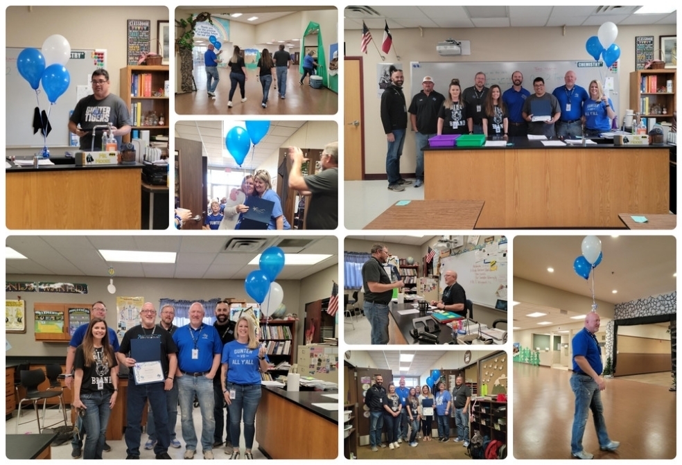 Fall Staff Recognition Gunter ISD