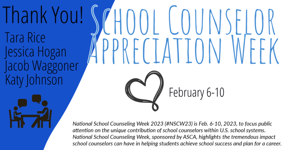 Counselor Appreciation Week Gunter Middle School