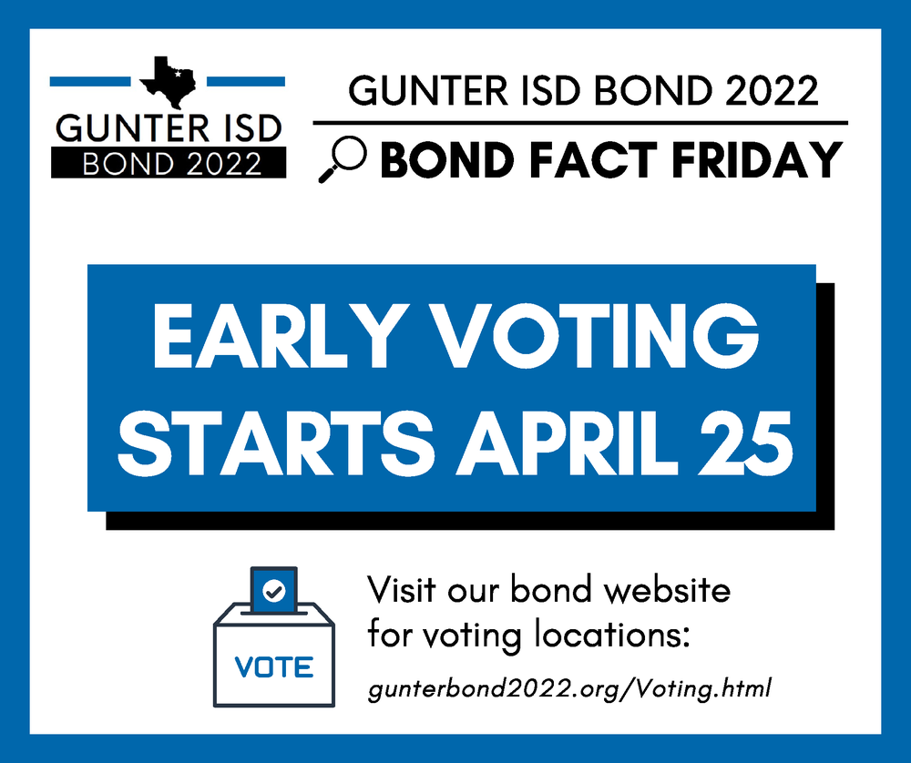 GISD Bond Fact Friday Gunter High School