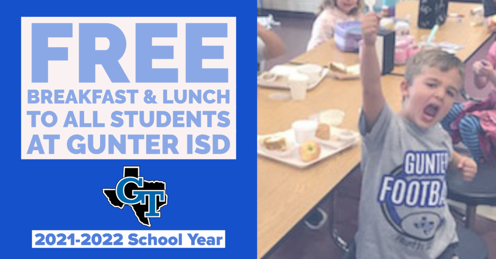 Student excited about Free Lunches