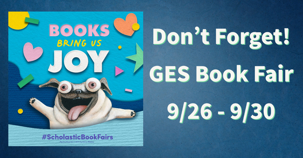 Book Fair GES 9/26-9/30