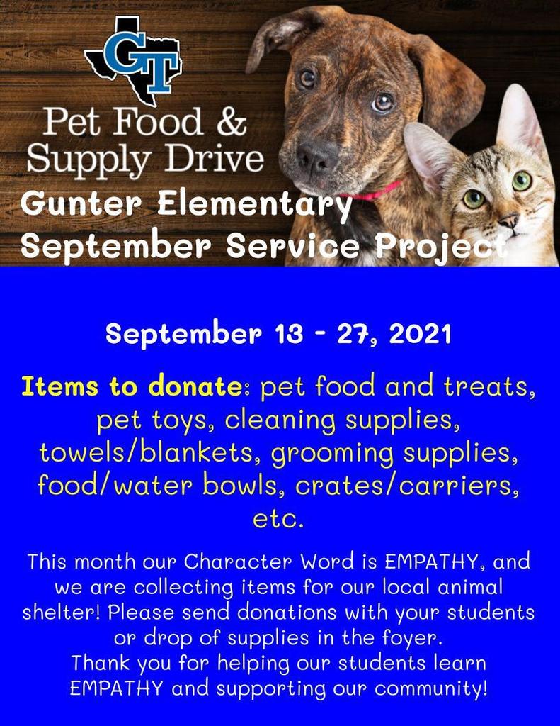 September Service Drive