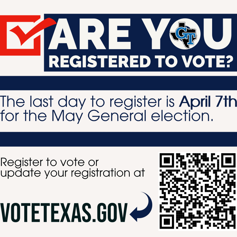 Register to Vote by April 7