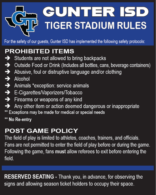 Stadium Policies